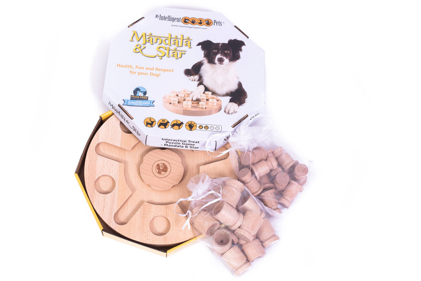 Mandala & Star Puzzle for Dogs | My Intelligent Dogs