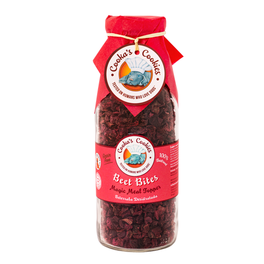 Air-Dried Beetroot Dog Food Supplement | Beetroot Bites