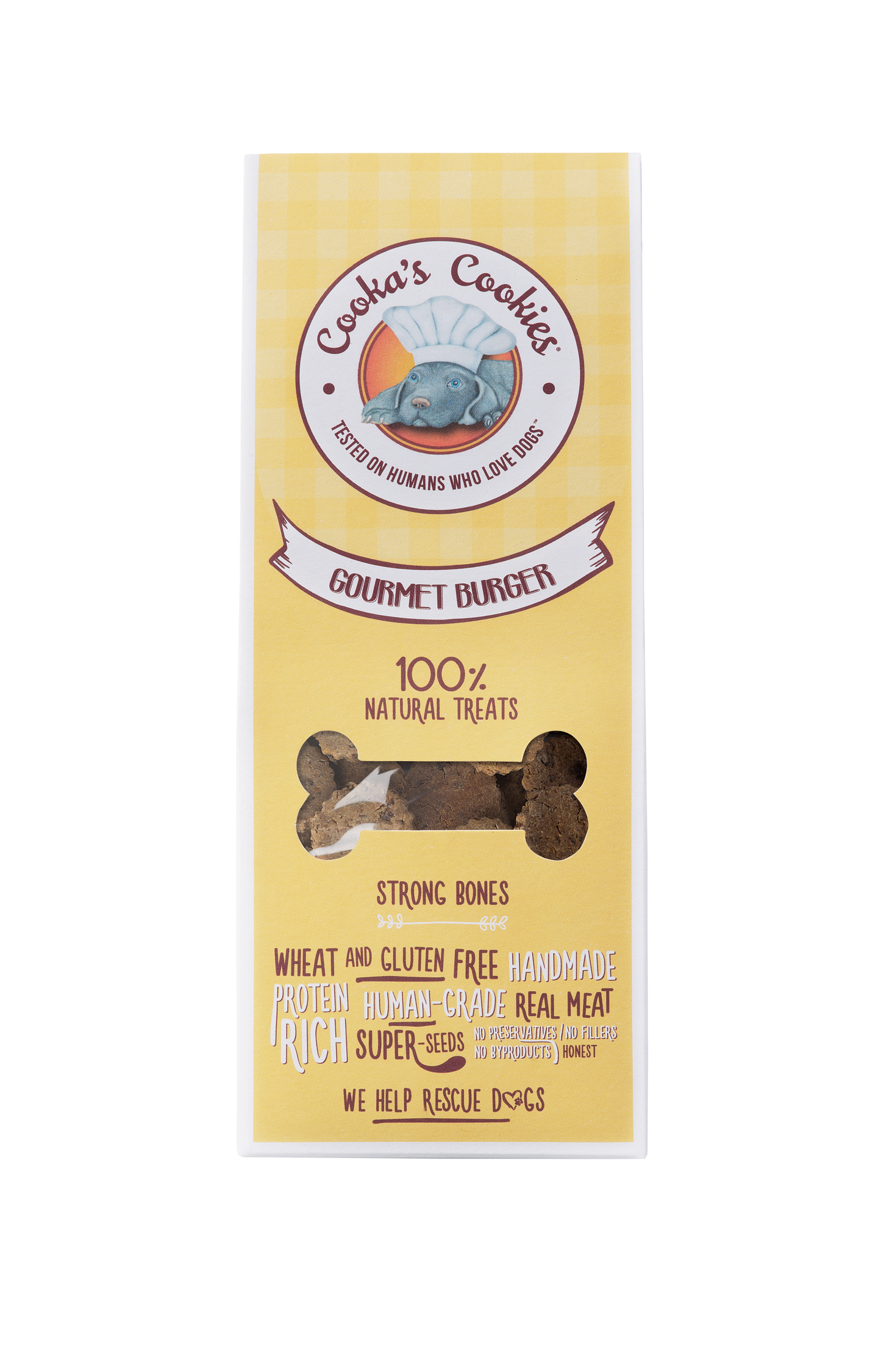 Human-Grade Baked Dog Treats | Gourmet Burger