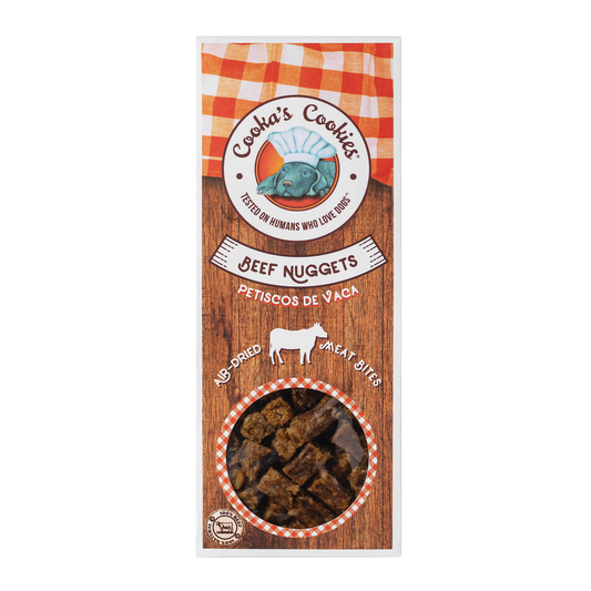 Single-Ingredient Dog Treats with Beef and Ground Bones | Beef Meat Nuggets