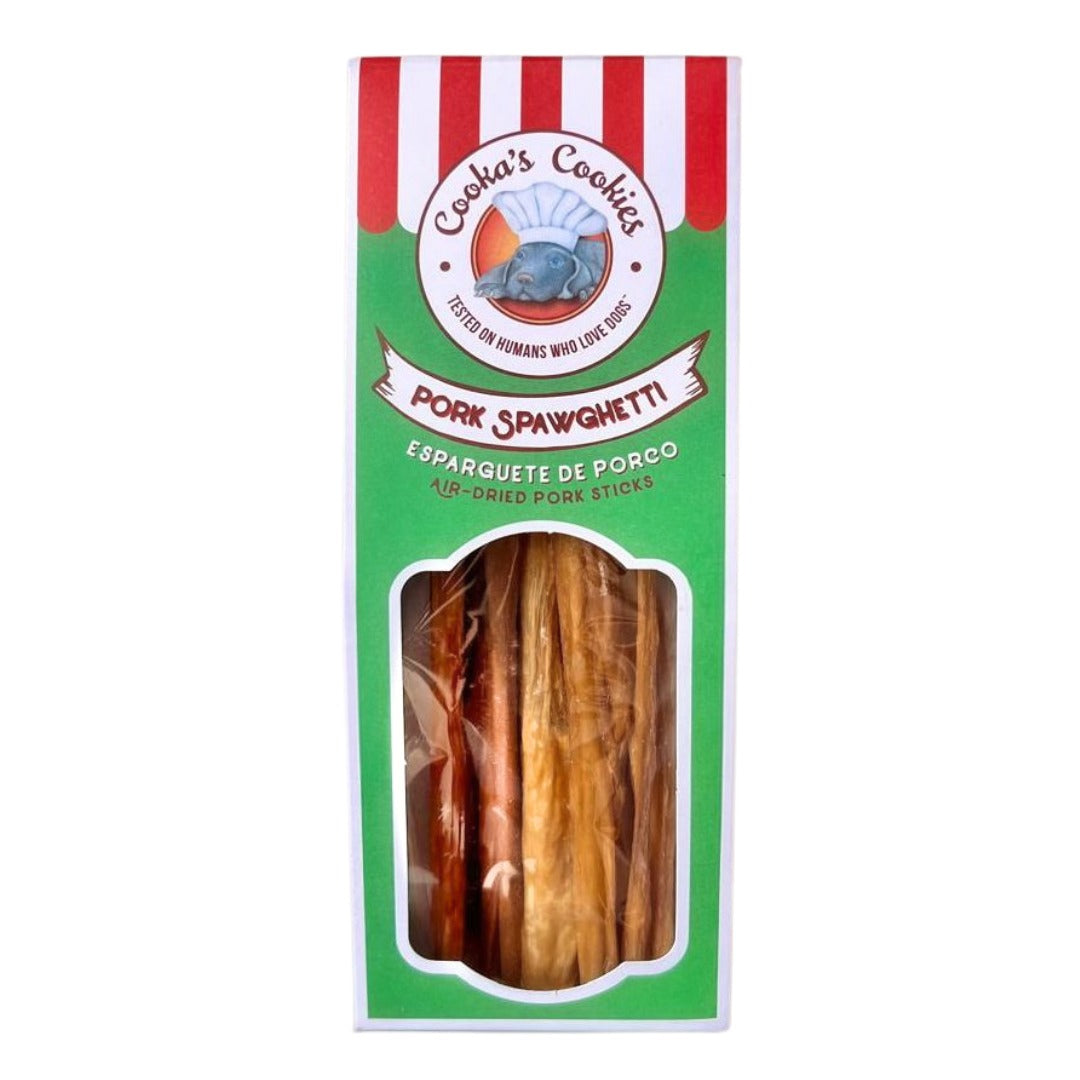 Single-Ingredient Pork Dental Chews Dog Treats for Allergies | Pork Spawghetti