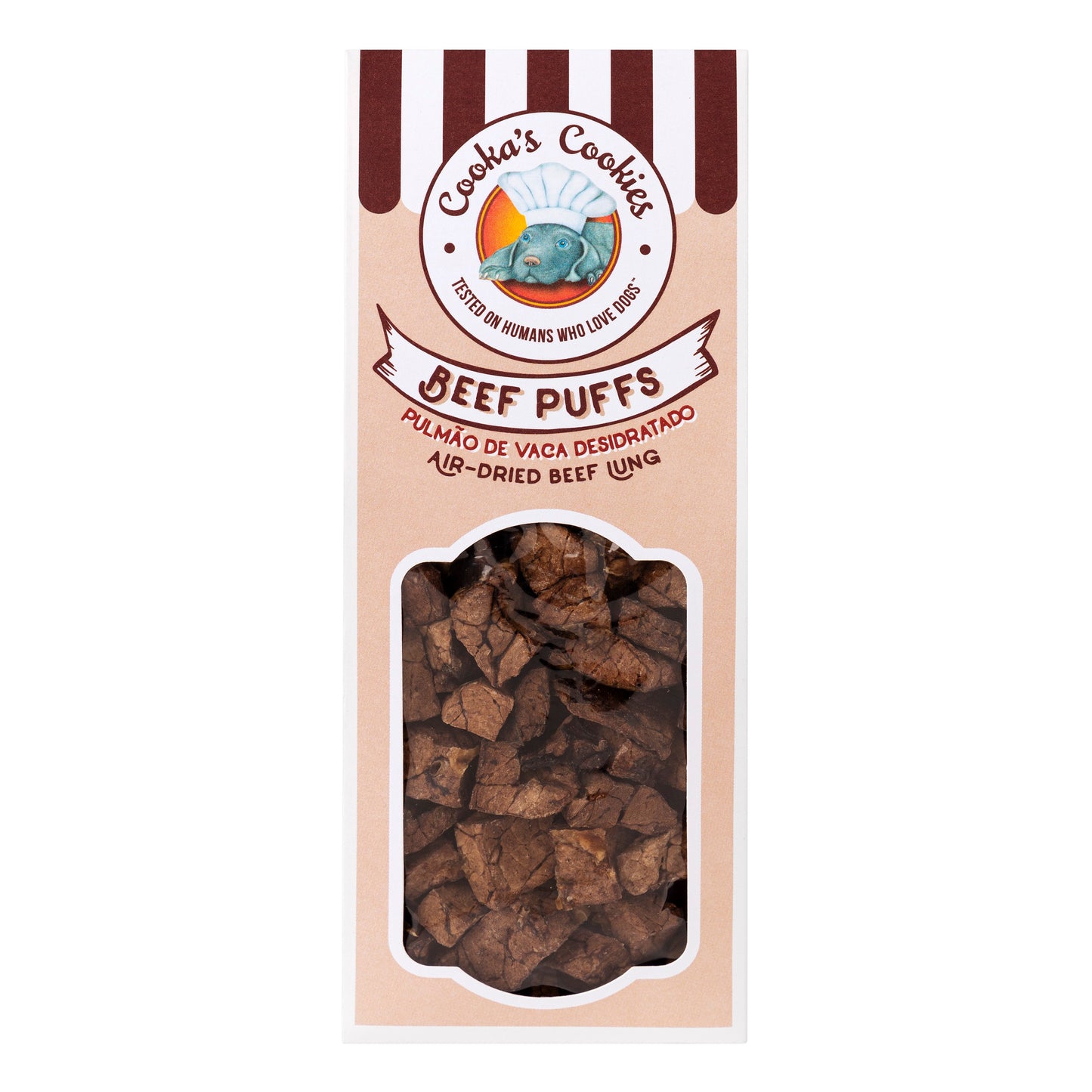 Air-Dried Crunchy Beef Lung Dog Treats for Training | Beef Puffs