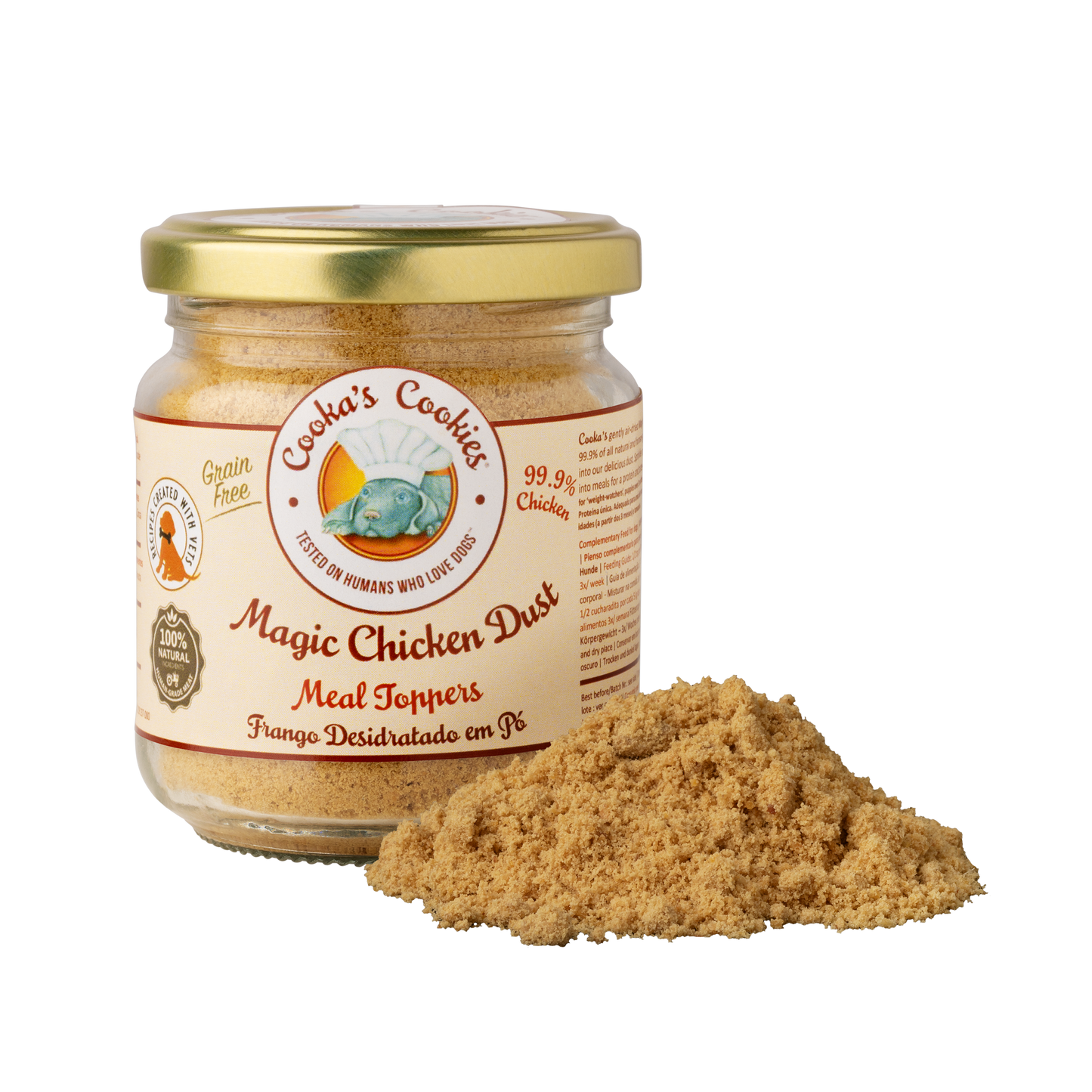 Dehydrated Chicken Powder Dog Food Supplement | Chicken Dust