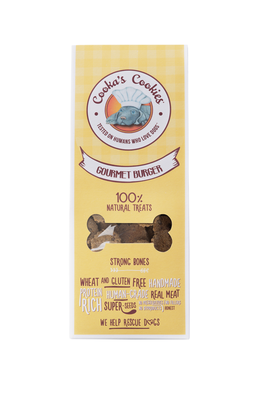 Human-Grade Baked Dog Treats | Gourmet Burger