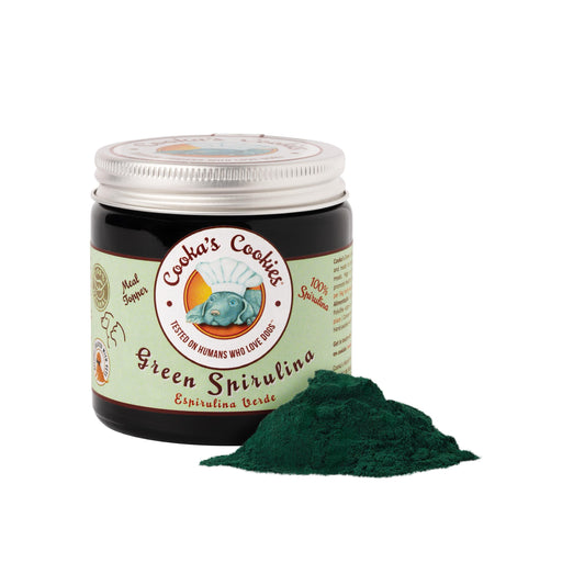 Dog Food Supplement Booster for Immunity & Digestion | Green Spirulina