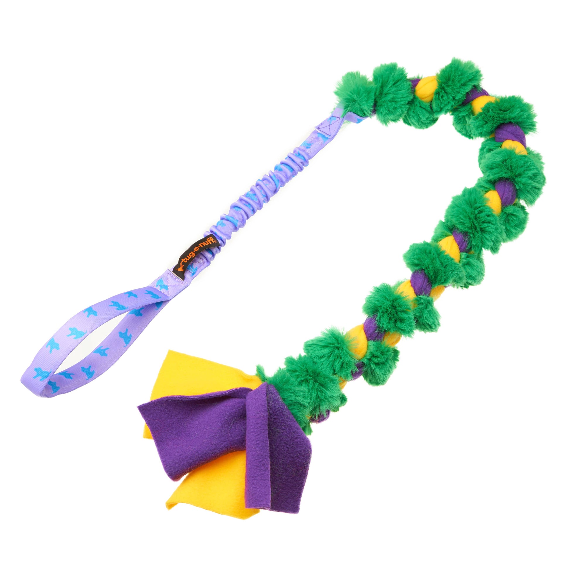 The Big Twizzler bungee tug toy with handle for tough dogs and sensory play