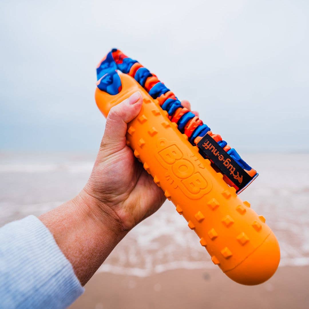 BOB 3‑in‑1 dummy dog toy that floats, tugs and fetches for water and land play