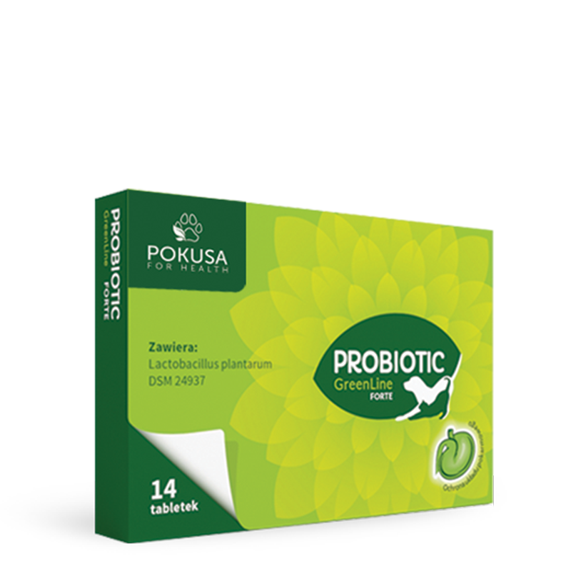 GreenLine Probiotic Forte digestive support supplement for dogs with sensitive stomachs