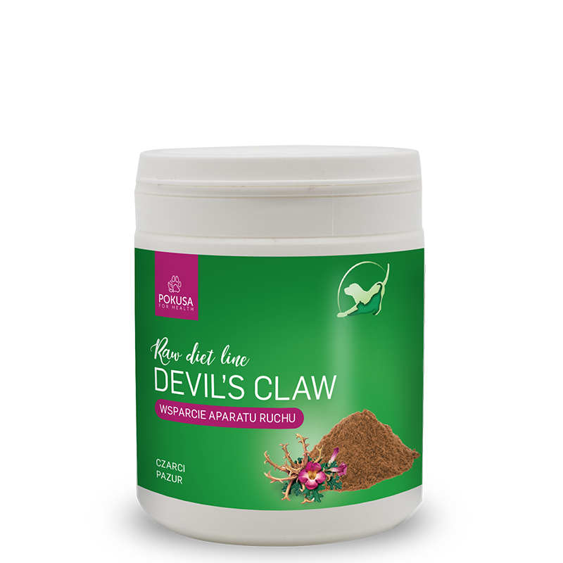 RawDietLine Devil's Claw natural supplement for joint and musculoskeletal health in dogs and cats