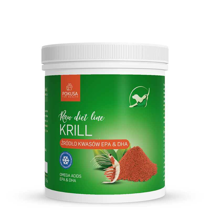 RawDietLine Krill Antarctic marine omega-rich supplement for dogs and cats