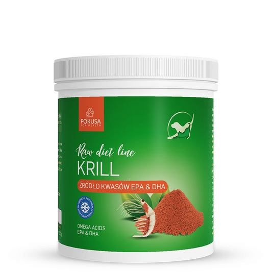 RawDietLine Krill Antarctic marine omega-rich supplement for dogs and cats