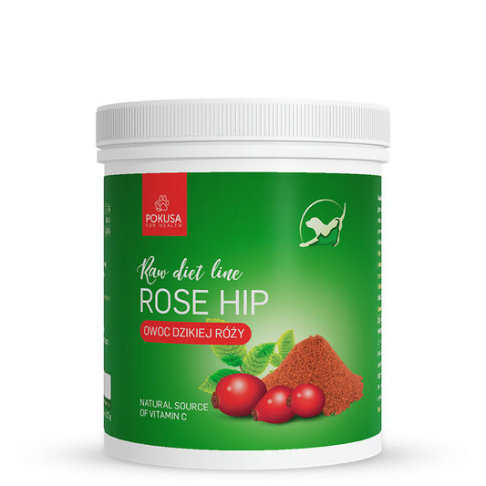 RawDietLine Rose Hip natural vitamin C supplement for dogs and cats urinary system support
